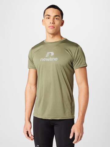 T-Shirt fonctionnel 'Henderson' Newline en vert : devant