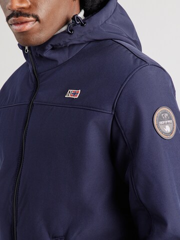 NAPAPIJRI Between-Season Jacket 'ASHERMAN' in Blue