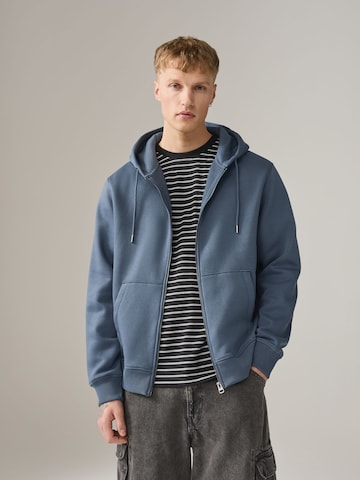 Next Sweatvest in Blauw: voorkant