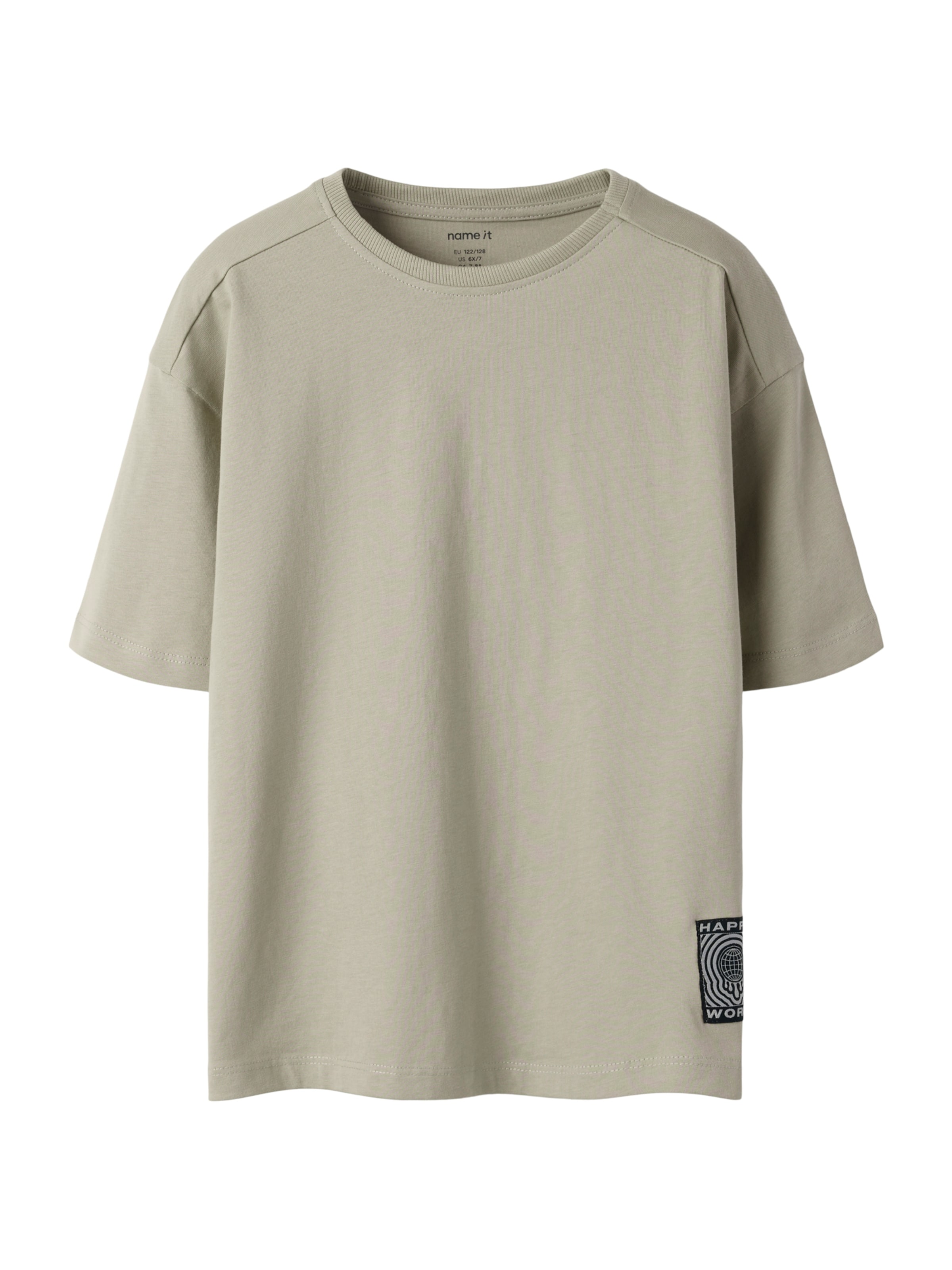 NAME IT T-shirt 'NKMFRANK' i grå: framsida