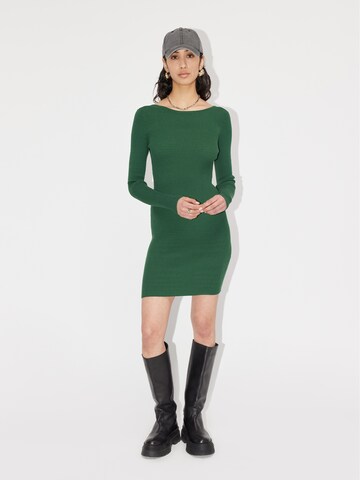 LeGer by Lena Gercke Knitted dress 'Madlen' in Green