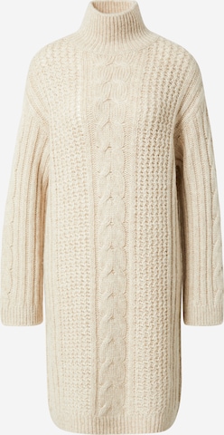 Marc O'Polo Knitted dress in Beige: front