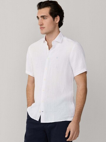 Coupe regular Chemise Hackett London en blanc