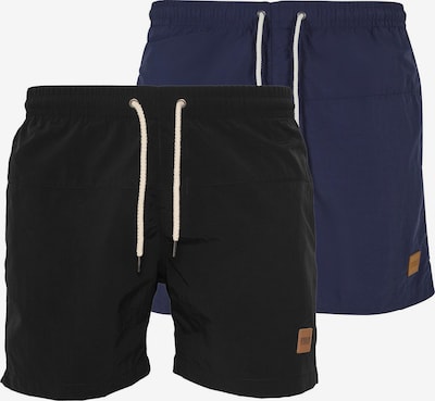 Urban Classics Shorts de bain en L en bleu marine / noir, Vue avec produit