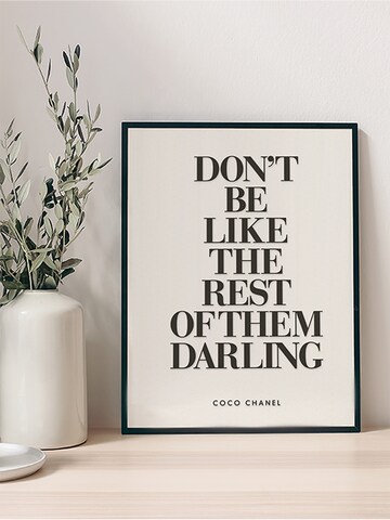 Liv Corday Bild  'Dont be Like the Rest' in Schwarz