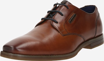 bugatti - Zapatos con cordón 'Menello' en marrón: frente