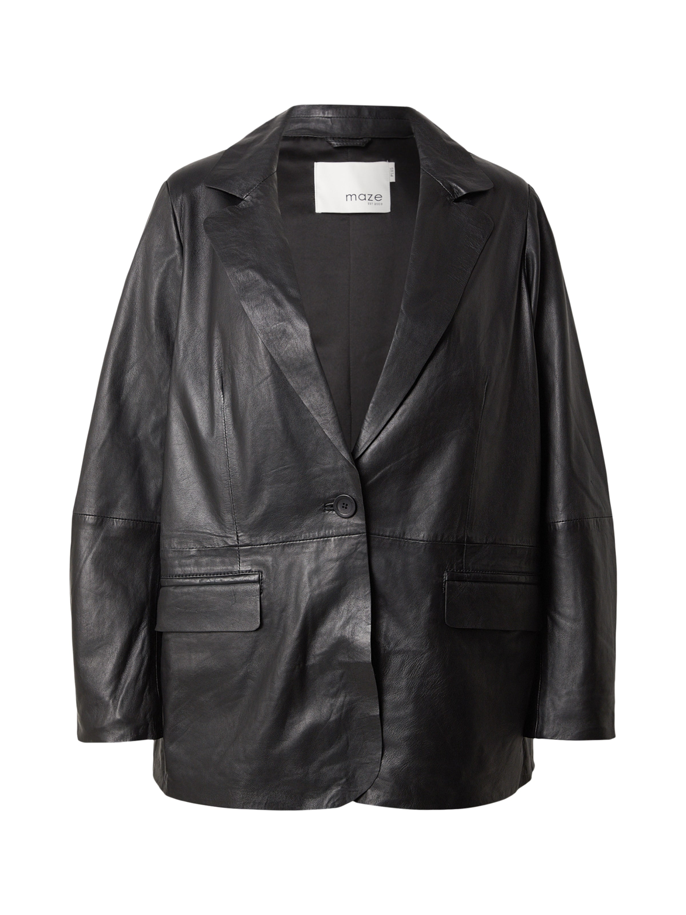 Maze Blazer in Black: front