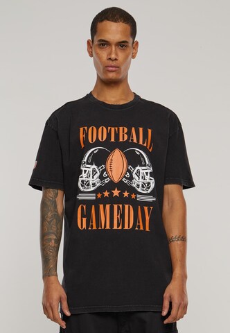 DEF Póló 'Gameday' - fekete: elől
