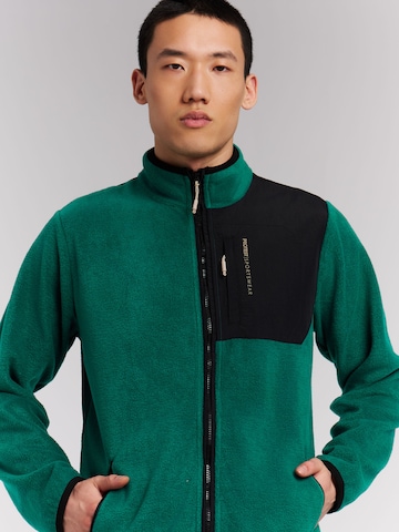 PROTEST Fleecejacke 'PRTOrston'‌‌‌‌ in Grün