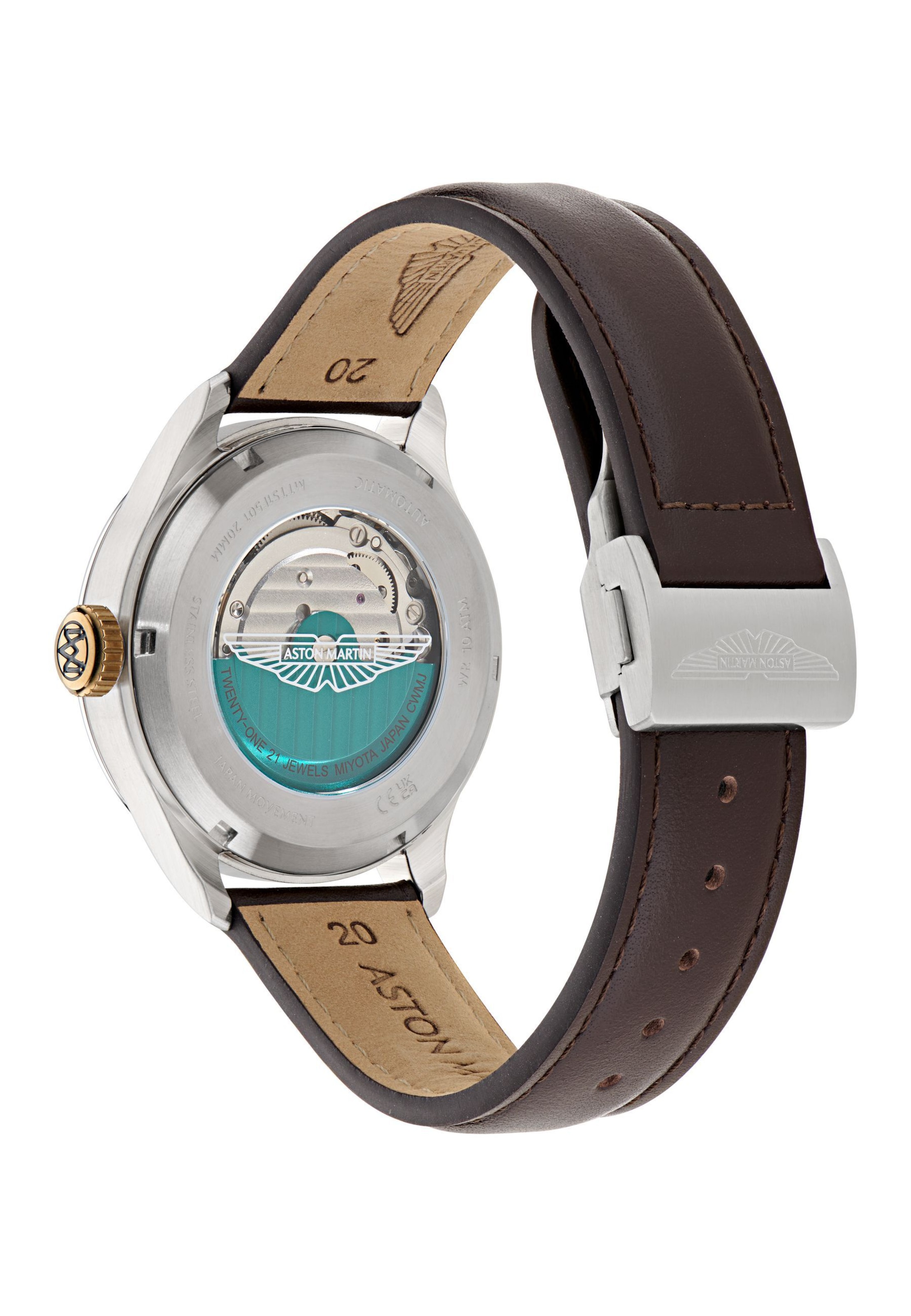 Aston Martin Analoog horloge 'TS1' in Bruin