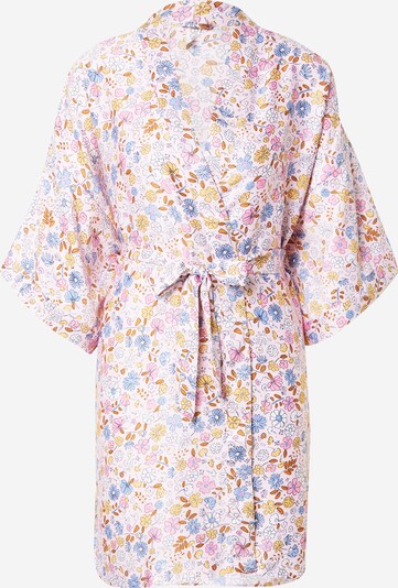 Cotton On Body Morgenmantel in rauchblau / safran / hummer / rosa / weiß, Produktansicht