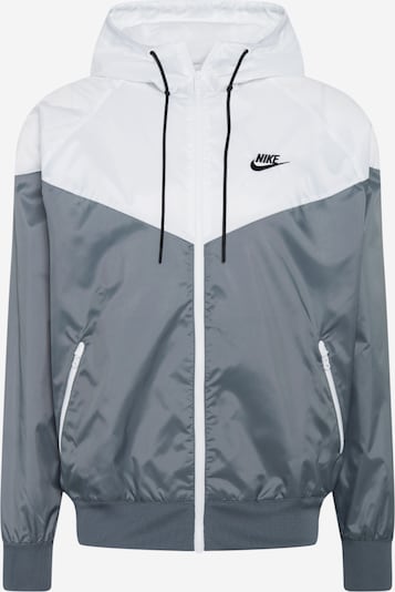 Nike Sportswear Välikausitakki värissä kivenharmaa / musta / valkoinen, Tuotenäkymä