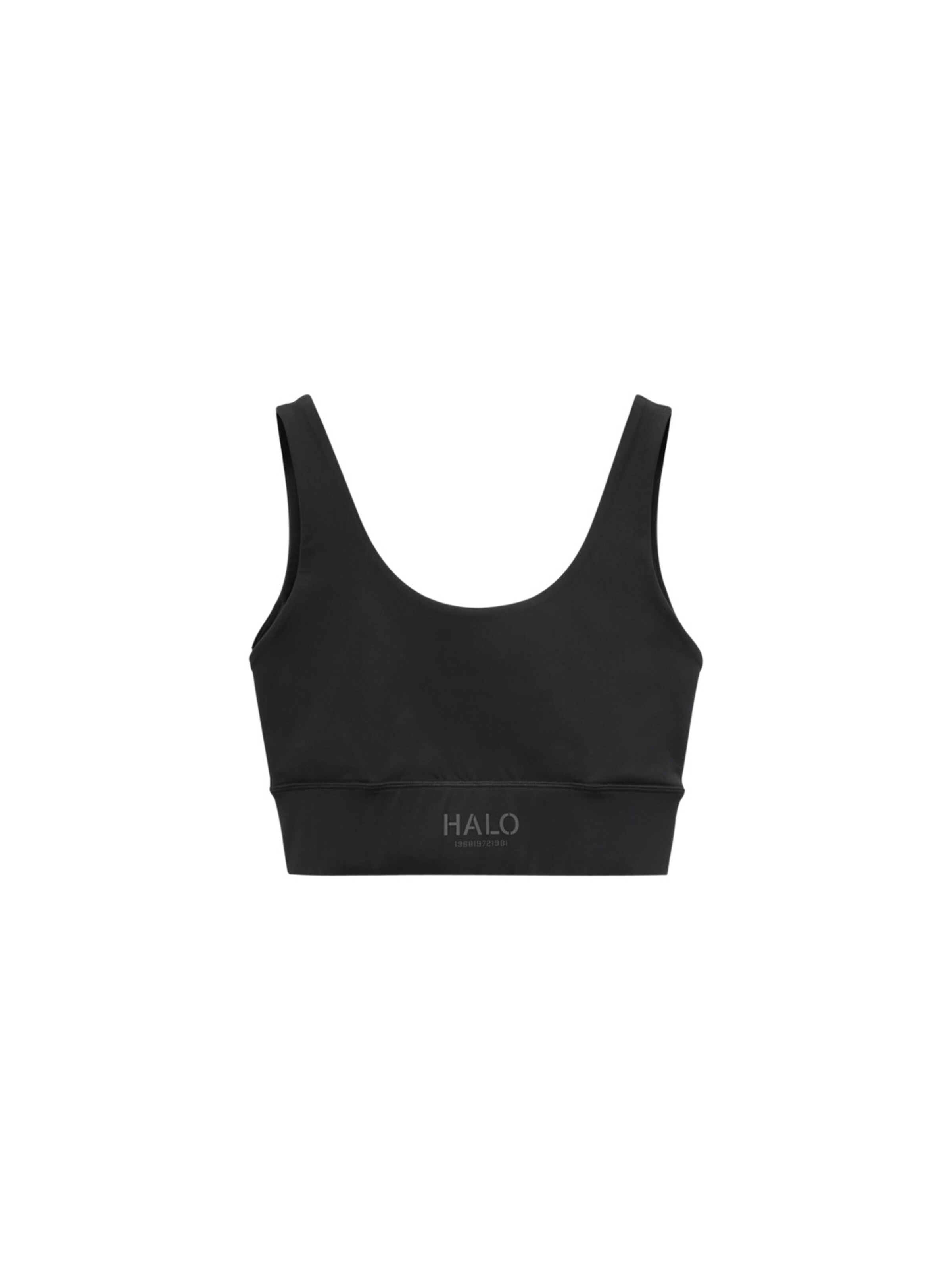 HALO Bustier Sporttop in Zwart