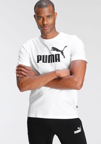 PUMA Функциональная футболка 'Essential' в Белый: спереди