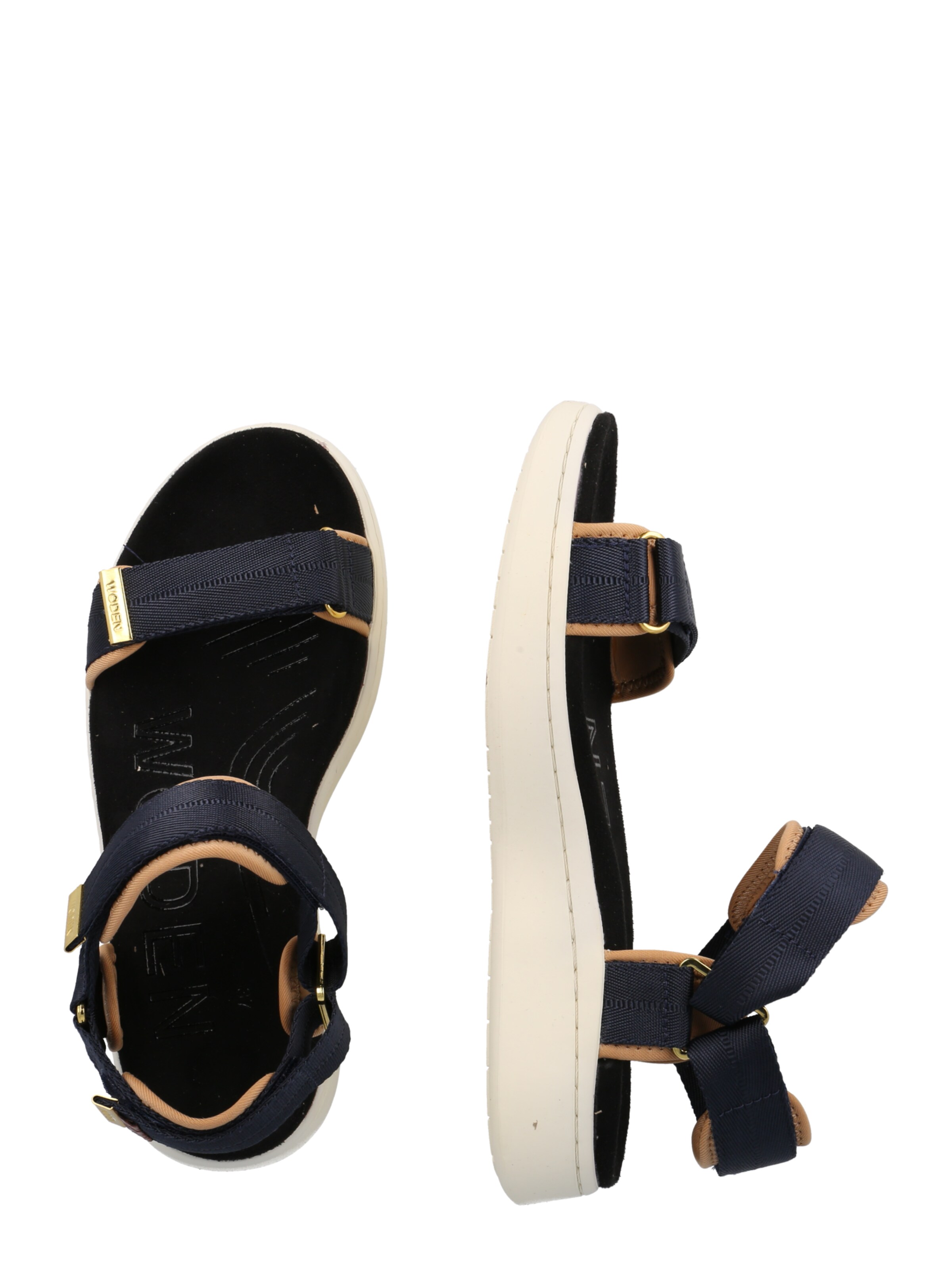 WODEN Sandals 'Line' in Blue
