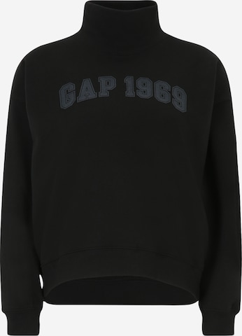 Gap Petite Sweatshirt in Black: front