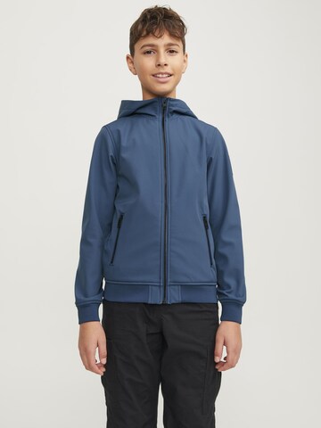 Jack & Jones Junior Functionele jas in Blauw: voorkant