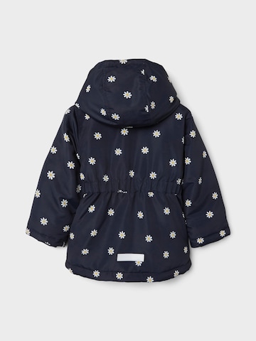 NAME IT Between-Season Jacket 'DAISY FLOWER' in Blue