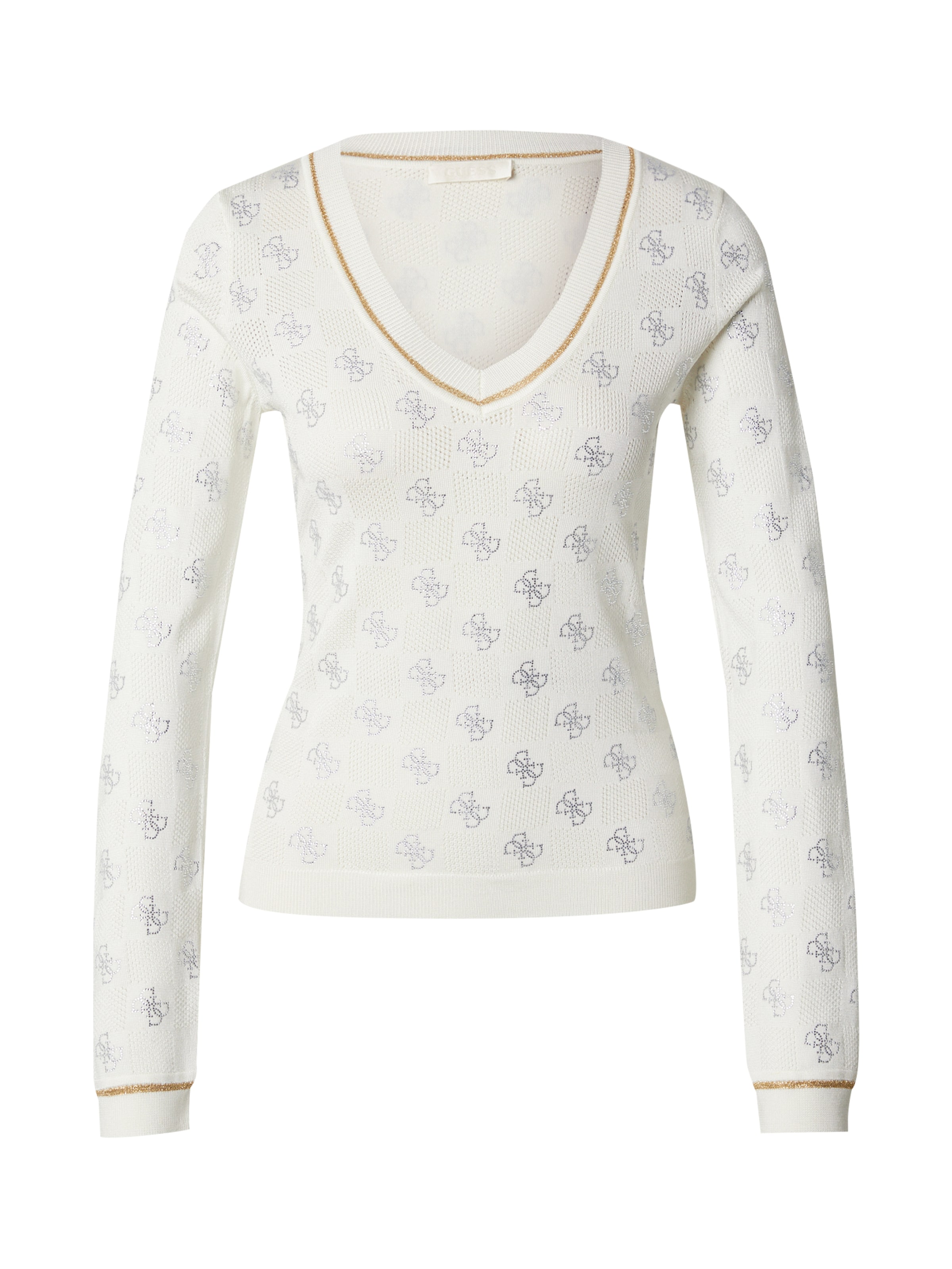 Pull-over 'Rosie' GUESS en beige : devant
