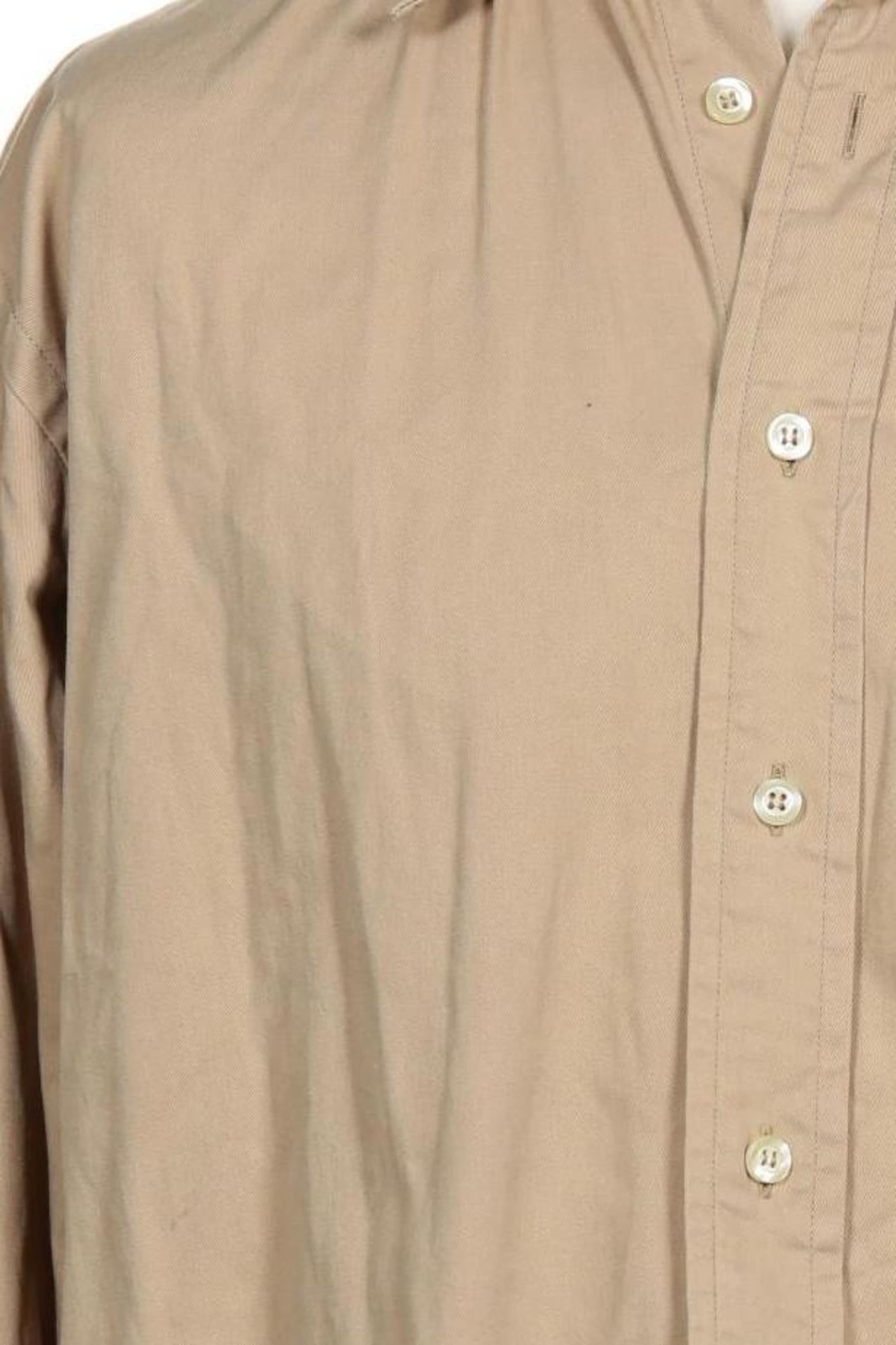 REPLAY Button Up Shirt in XL in Beige
