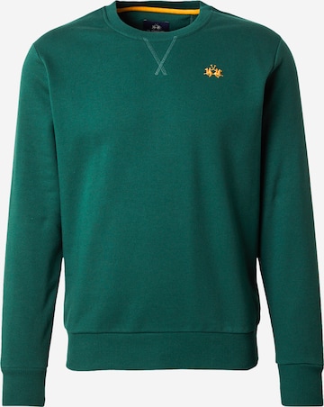 La Martina - Sweatshirt em verde: frente