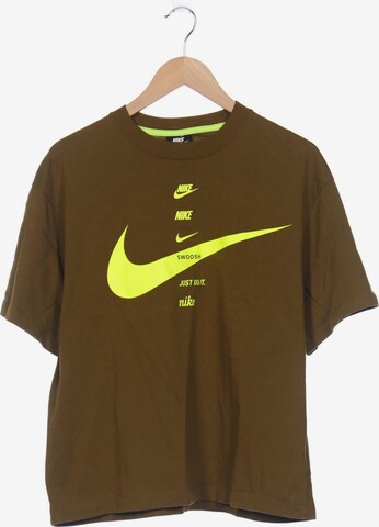 NIKE Top & Shirt in M in Brown: front