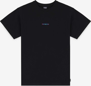 T-Shirt Propaganda en noir : devant