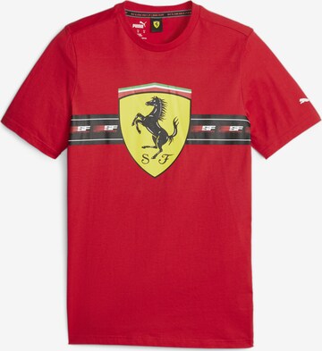 T-Shirt fonctionnel 'Scuderia Ferrari' PUMA en rouge : devant