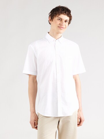 FYNCH-HATTON - Ajuste regular Camisa en blanco: frente