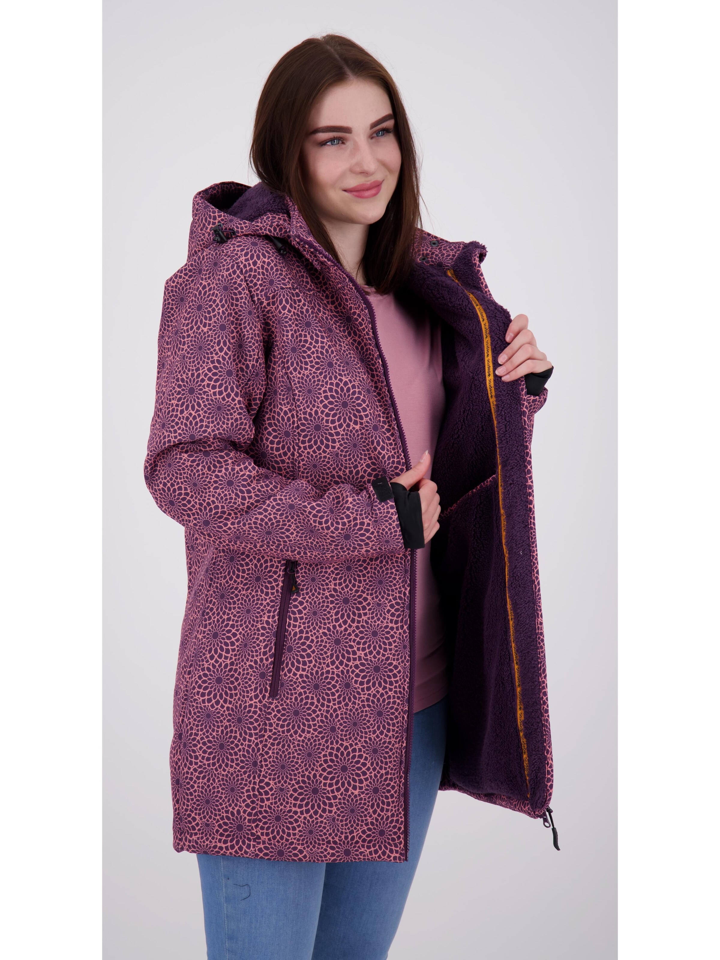 deproc Übergangsjacke 'KEELE PEAK II WOMEN'‌‌‌‌‌‌ in Rot