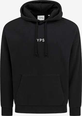 Young Poets Sweatshirt 'Blurry Danis' in Black: front