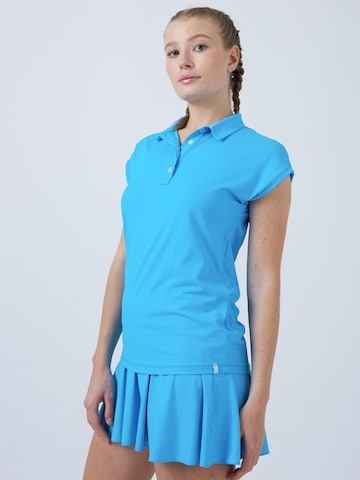 SPORTKIND Funktionsshirt 'Polo Shirt Loose-Fit'‌‌‌‌‌‌‌‌ in Blau: Vorderseite