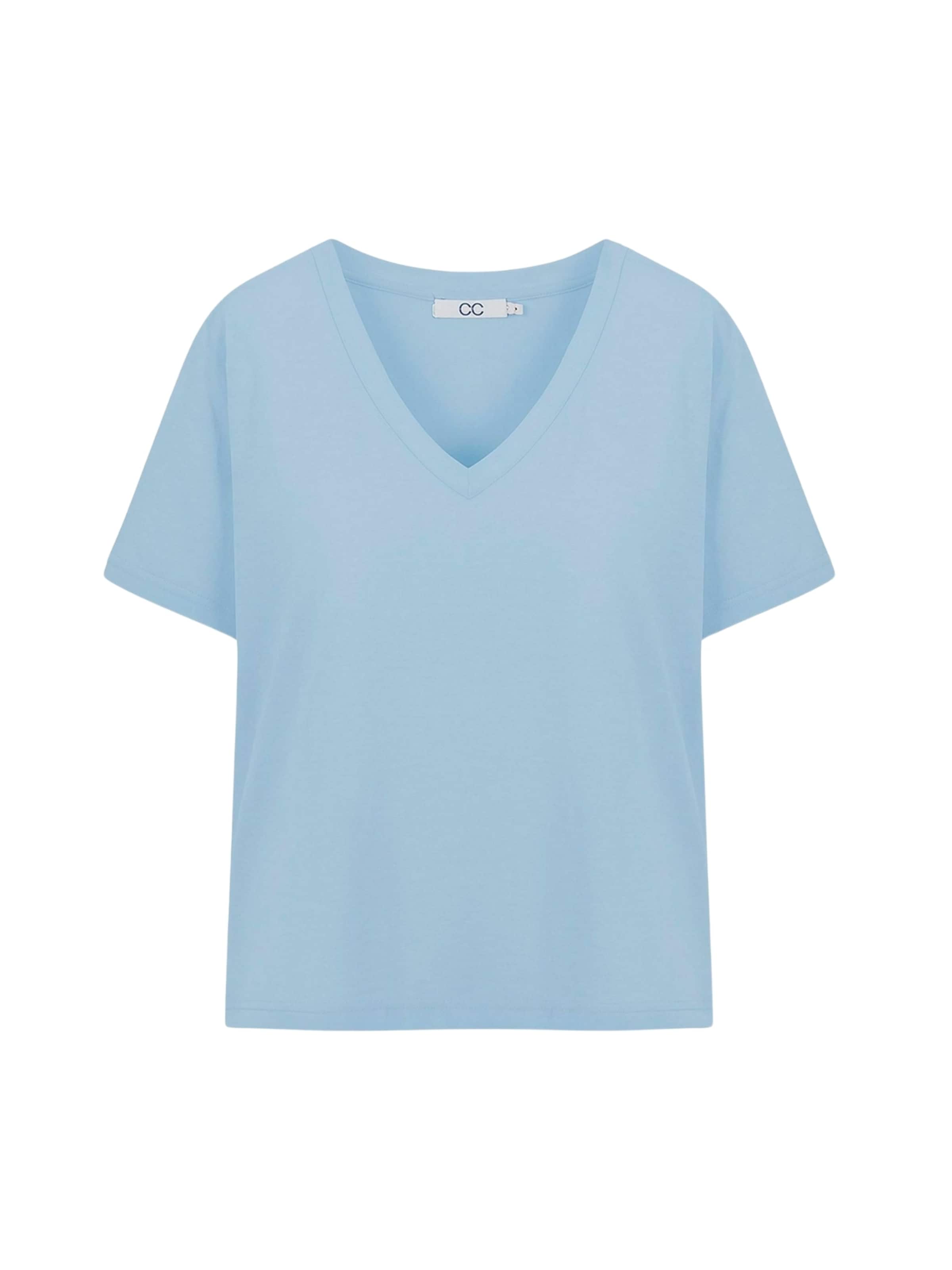 Coster Copenhagen - Top ' CC ' en azul: frente