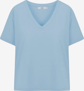 Coster Copenhagen - Top ' CC ' en azul: frente