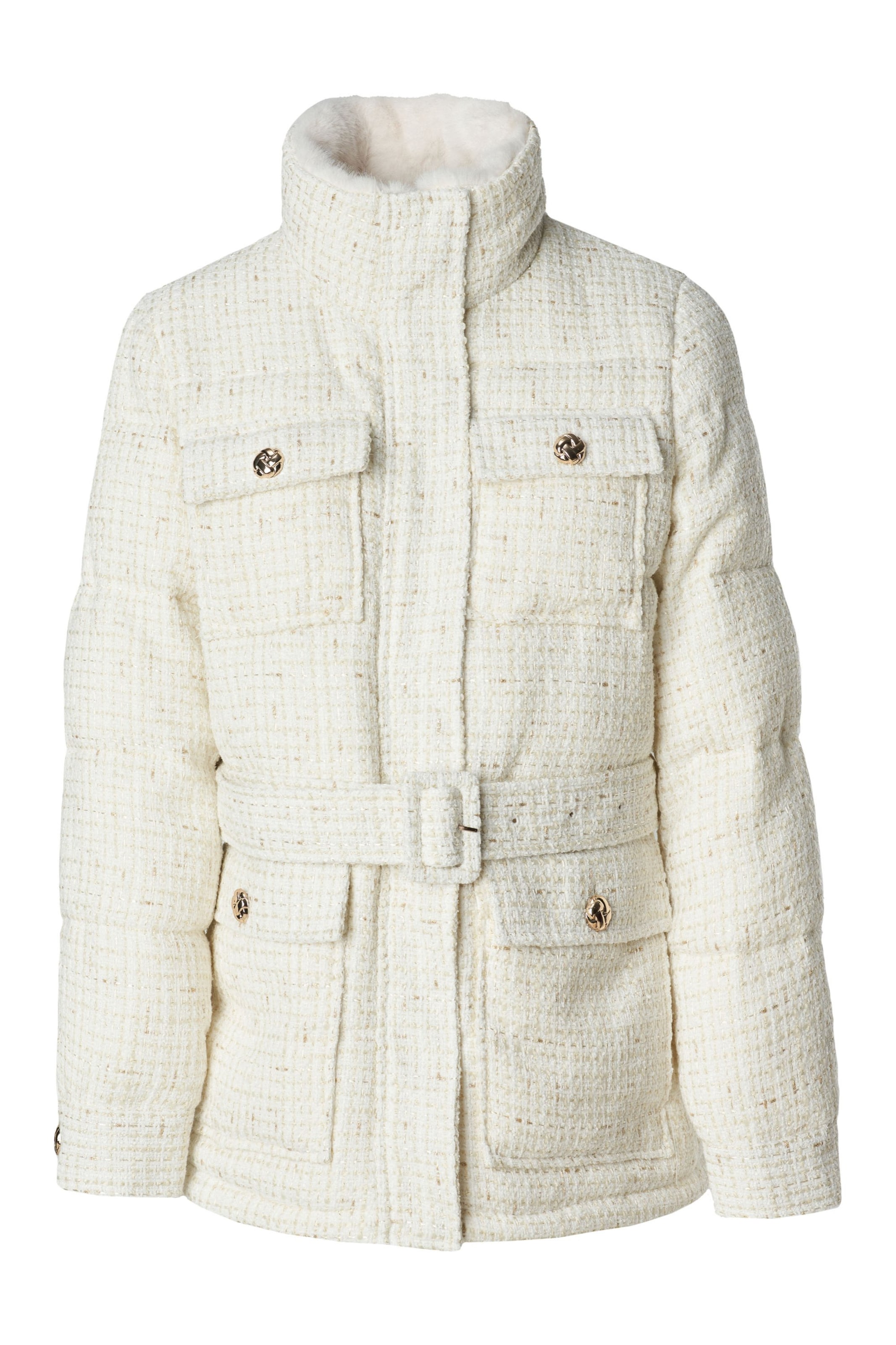 Salsa Jeans Wintermantel in Beige: Vorderseite