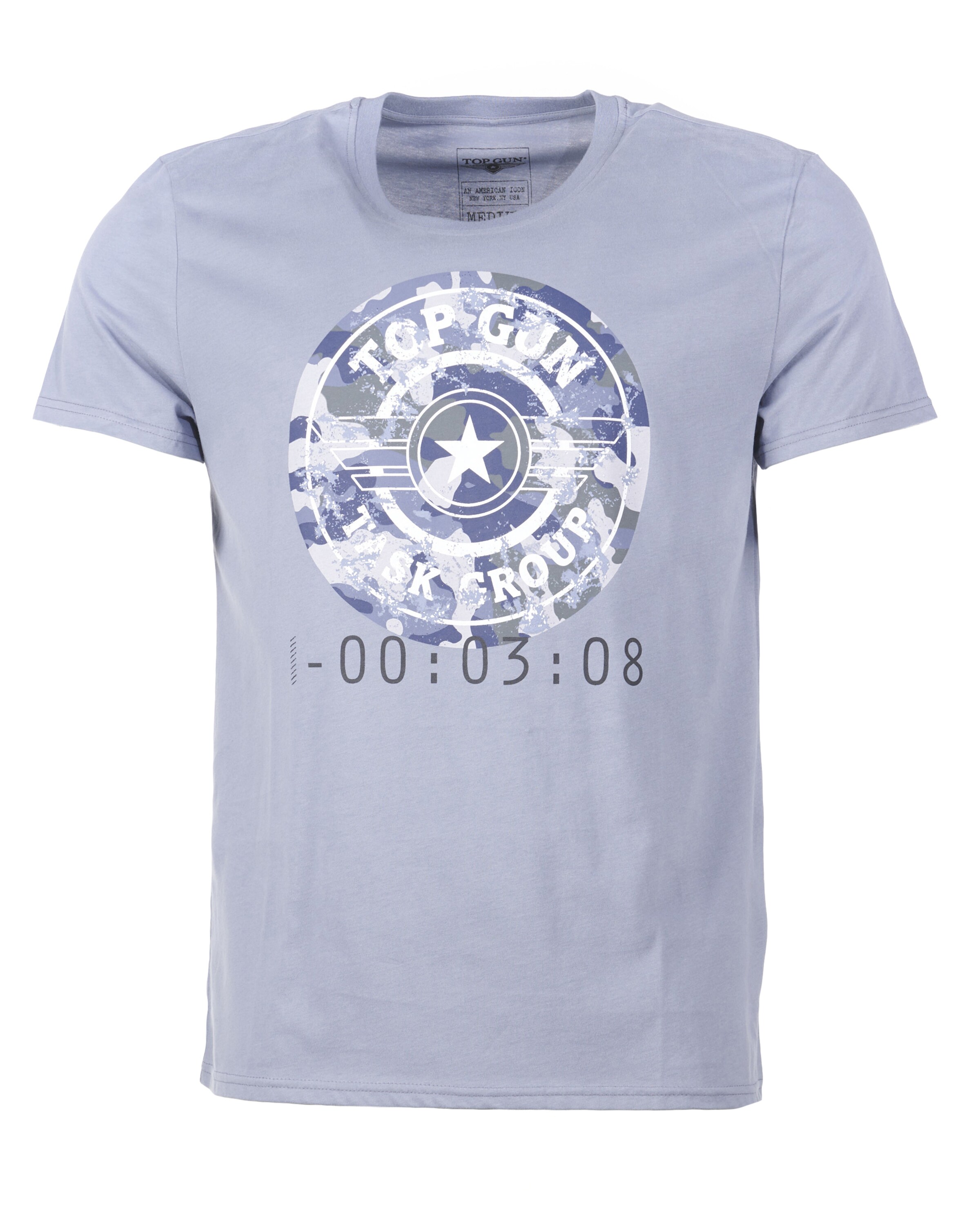 TOP GUN Shirt in Blue: front