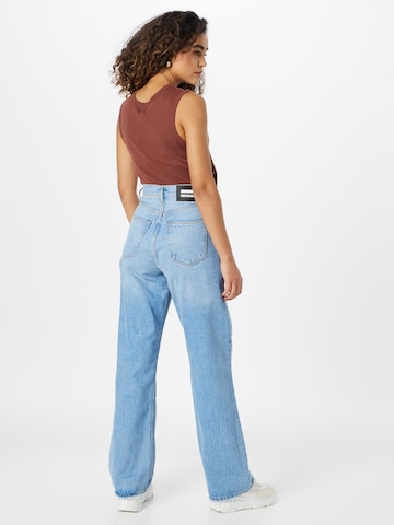 Wide leg Jeans 'Echo' de la Dr. Denim pe albastru