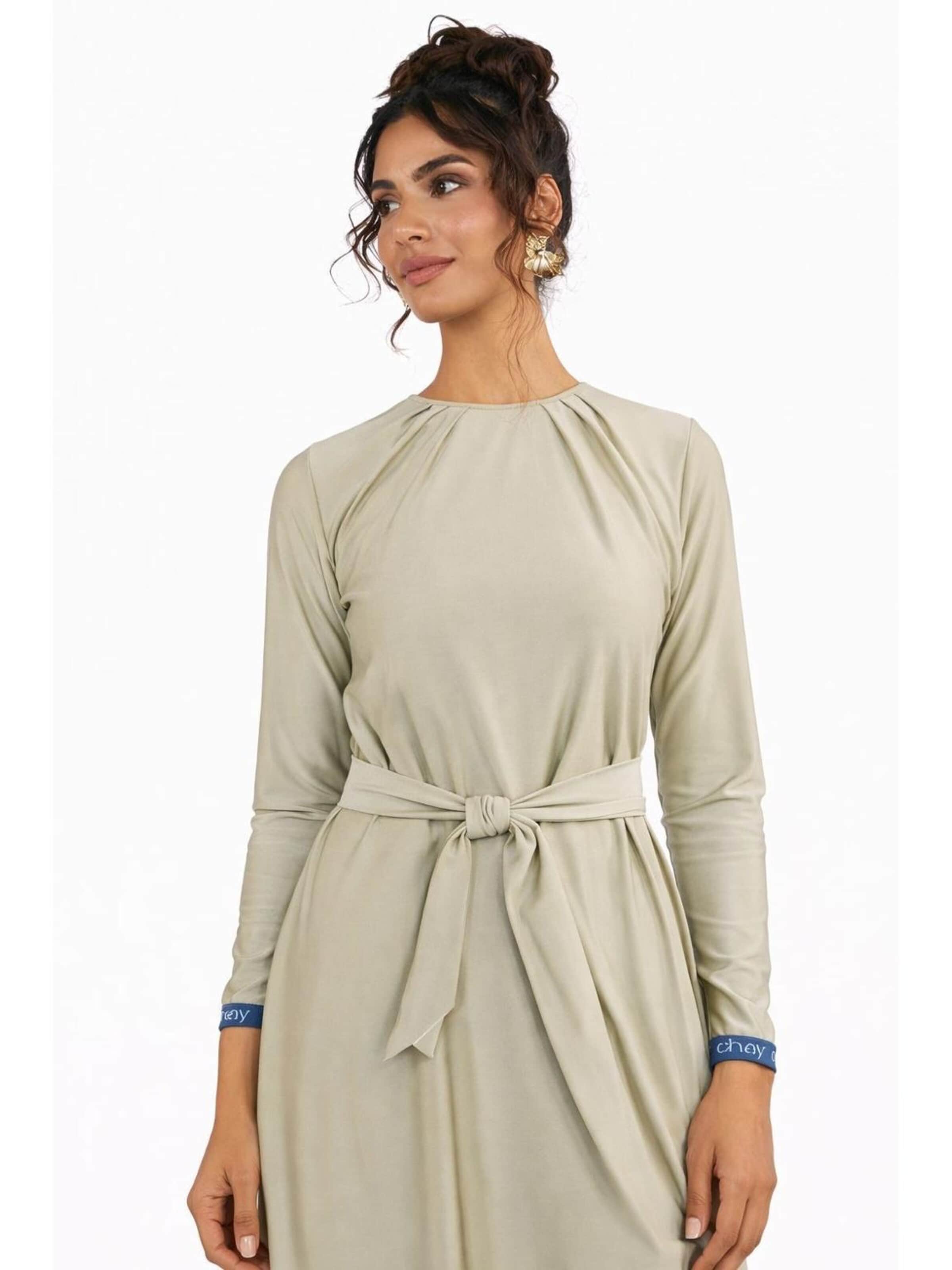 Chay High neck Badpakjurk 'Chay Nis Elegance Champagne  Burkini - Swimset' in Beige