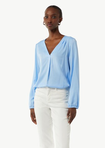 COMMA Blouse in Blue: front