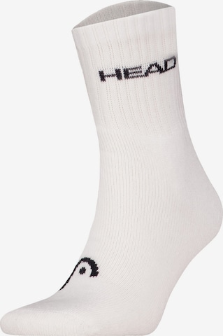 Calzino di HEAD in bianco: frontale