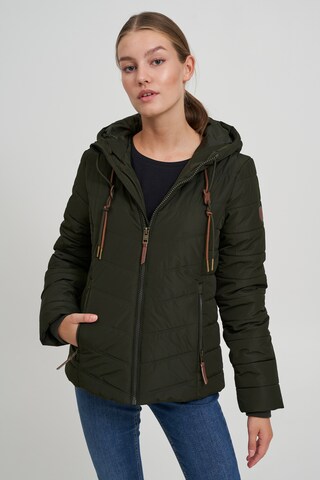 Oxmo Winterjacke 'Mala' in Grün: predná strana