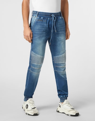 Philipp Plein - regular Vaquero en azul: frente