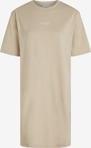 Calvin Klein JeansHaljina - bež boja: prednji dio