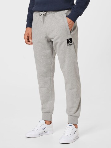 Hummel Tapered Sports trousers 'Graham' in Grey: front