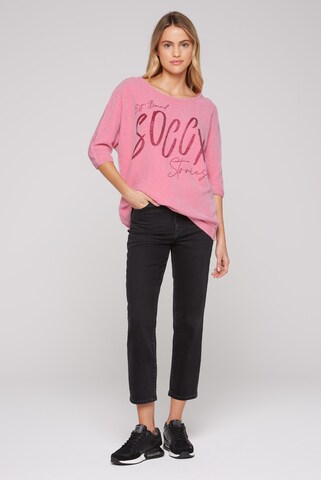 Soccx Pullover in Pink