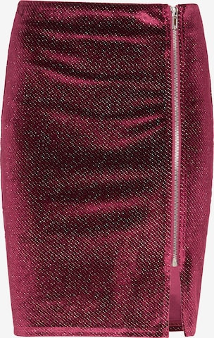 myMo at night Skirt in Red: front