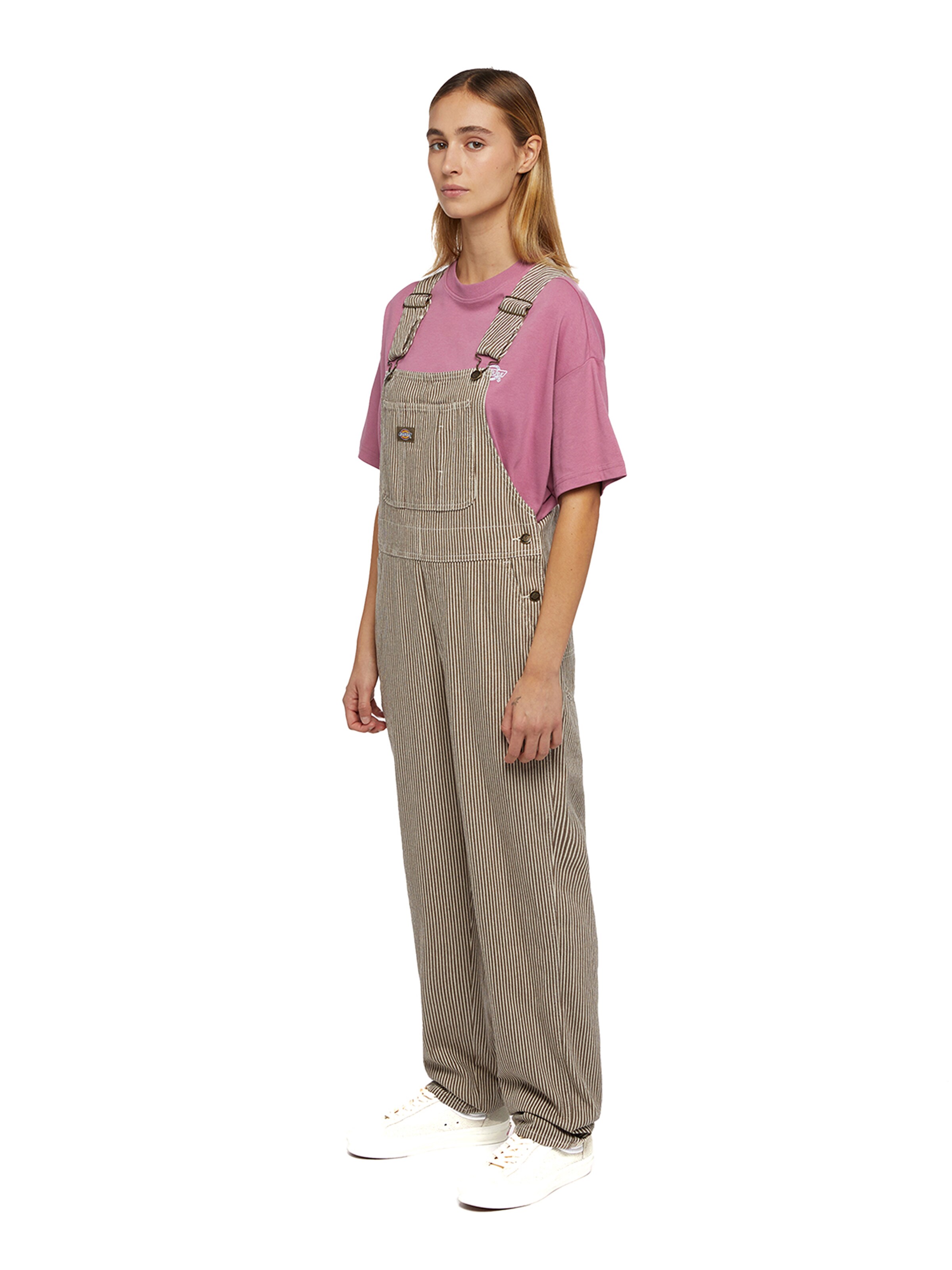 DICKIES Regularen Hlače z naramnicami 'BIB' | zelena barva