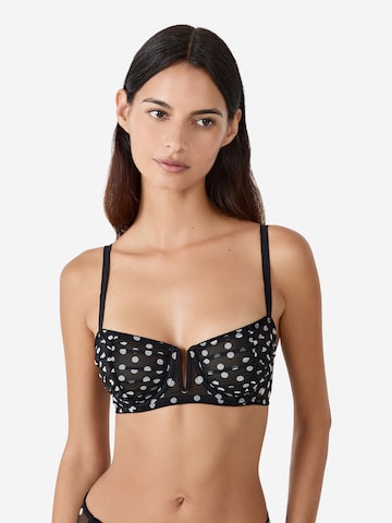 ETAM Balconette BH in Schwarz