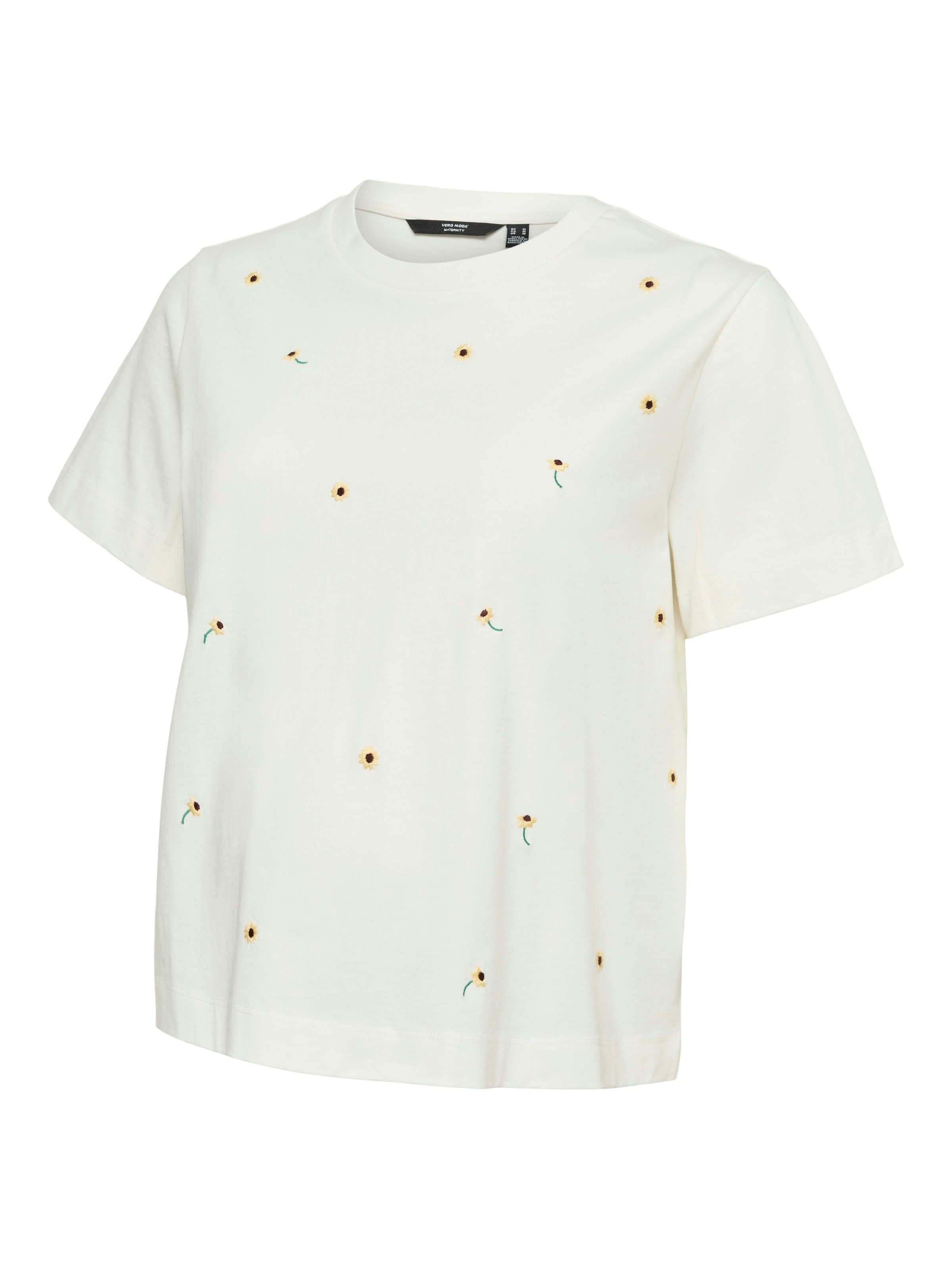 Vero Moda Maternity Shirt 'VMMSOLA METTE' in de kleur Geel / Groen / Wit, Productweergave