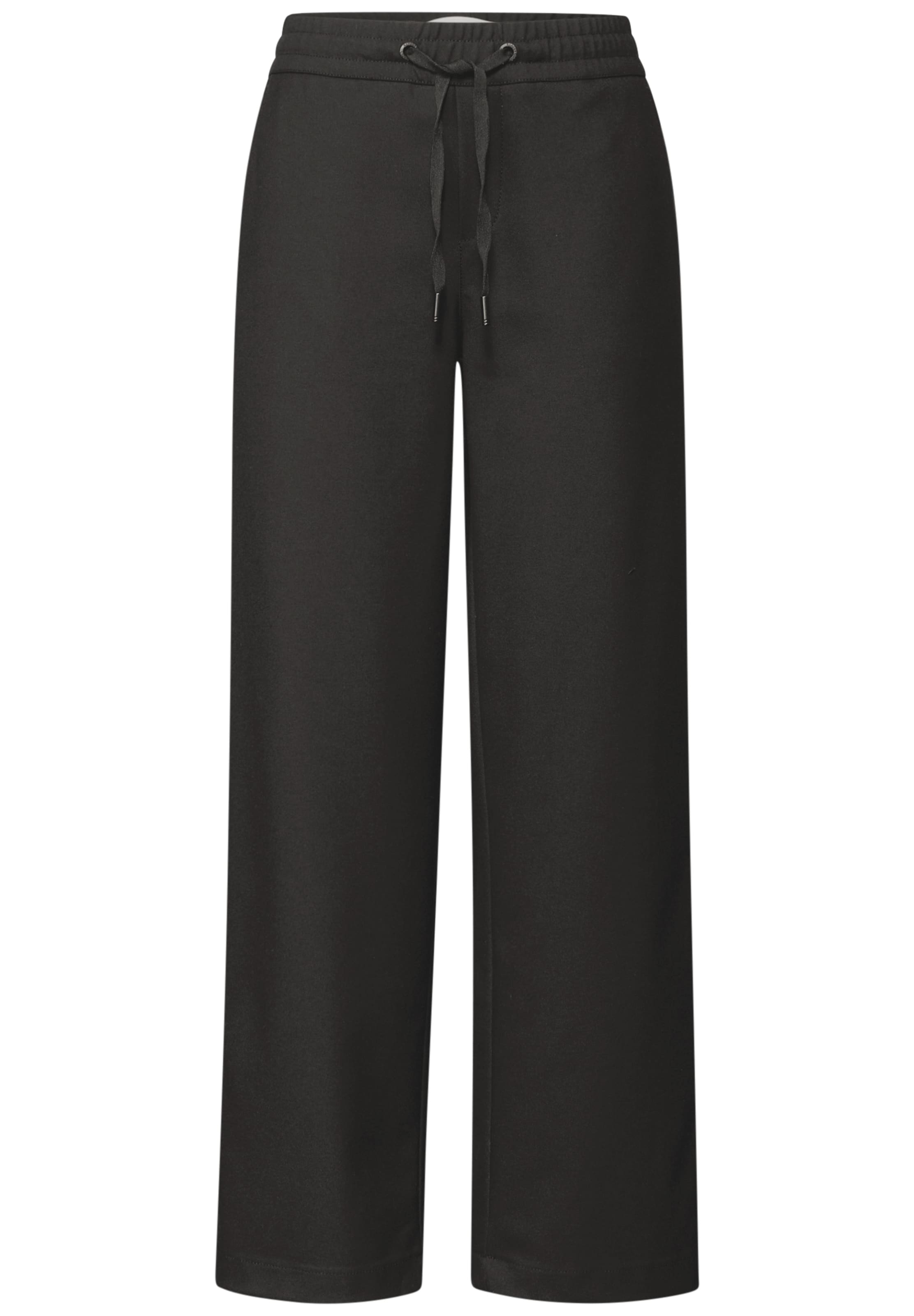 Street One Studio Regular Hose in Schwarz: Vorderseite